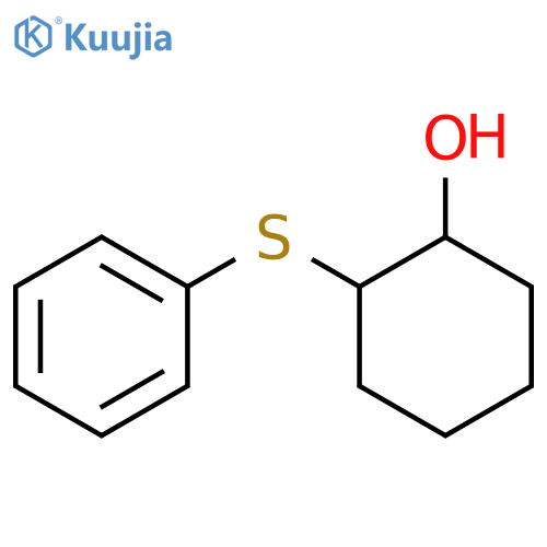 Cyclohexanol,2-(phenylthio)-, (1R,2R)-rel- structure