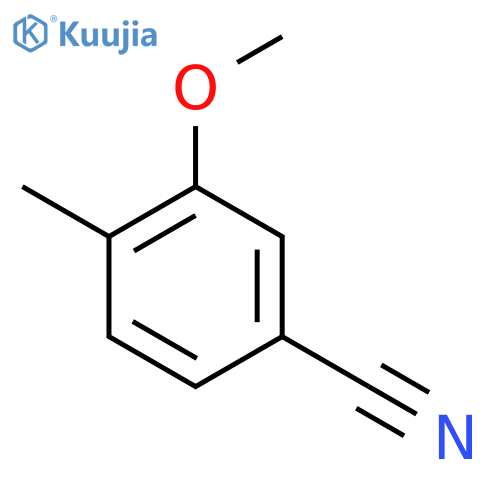 3-Methoxy-4-methylbenzonitrile structure