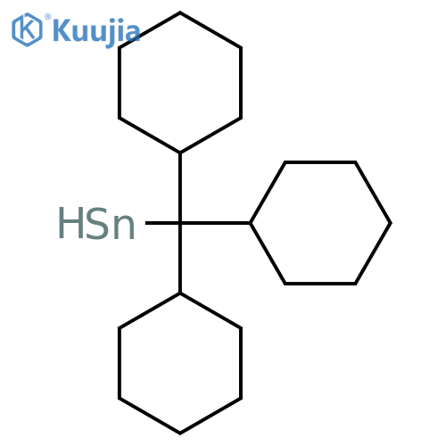 Stannane, tricyclohexylmethyl- structure