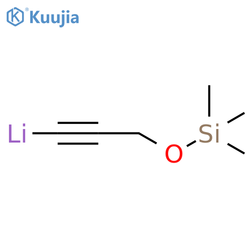 Lithium, [3-[(trimethylsilyl)oxy]-1-propynyl]- structure