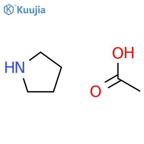 Pyrrolidine, acetate structure