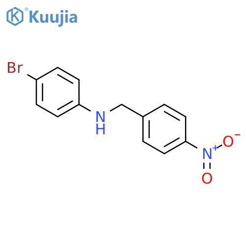 4-bromo-N-(4-nitrobenzyl)aniline structure