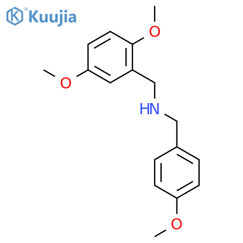 (2,5-Dimethoxybenzyl)(4-Methoxybenzyl)Amine structure
