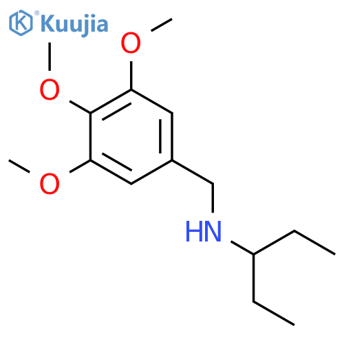 (1-Ethylpropyl)(3,4,5-trimethoxybenzyl)amine structure
