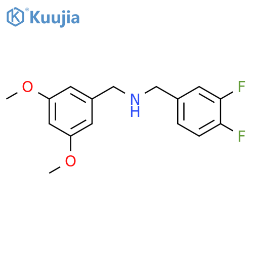 (3,4-difluorobenzyl)(3,5-dimethoxybenzyl)amine structure