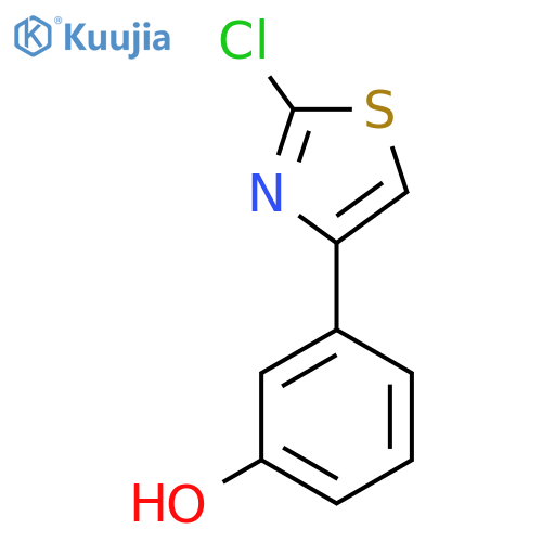 3-(2-Chloro-1,3-thiazol-4-yl)phenol structure