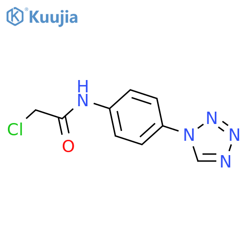 2-Chloro-N-(4-tetrazol-1-yl-phenyl)-acetamide structure