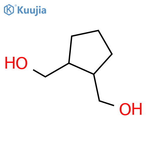 [2-(hydroxymethyl)cyclopentyl]methanol structure
