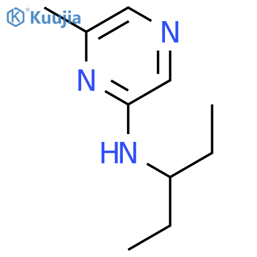 2-Pyrazinamine,N-(1-ethylpropyl)-6-methyl- structure