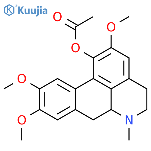 2,9,10-triMethoxy-6-Methyl-5,6,6a,7-tetrahydro-4H-dibenzo[de,g]quinolin-1-yl acetate structure
