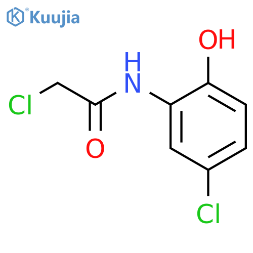 2-Chloro-N-(5-chloro-2-hydroxyphenyl)acetamide structure