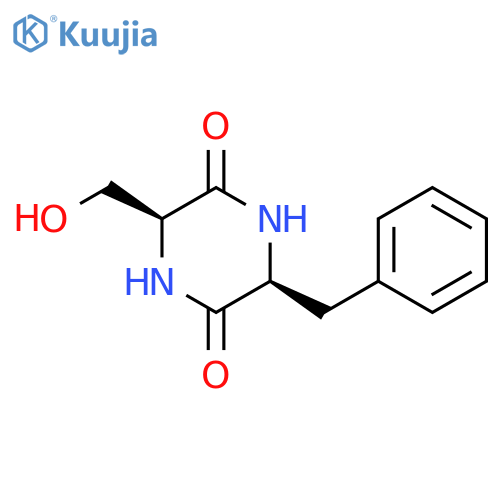 Cyclo(-L-Phe-L-Ser) structure