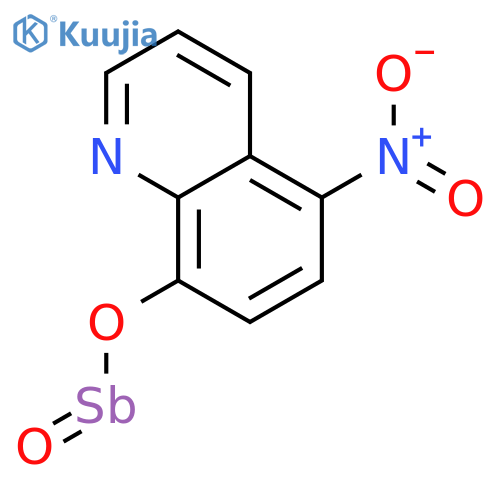 5-nitroquinolin-8-ol - oxostibanyl (1:1) structure
