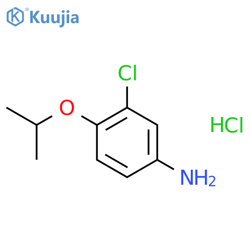 3-chloro-4-(propan-2-yloxy)aniline hydrochloride structure
