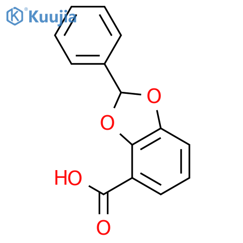 2-Phenylbenzo[d][1,3]dioxole-4-carboxylic acid structure