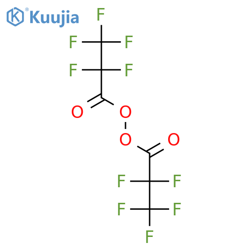 Peroxide,bis(2,2,3,3,3-pentafluoro-1-oxopropyl) structure