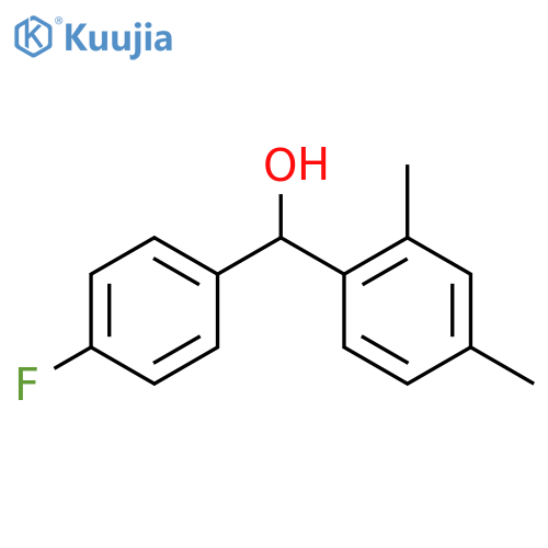α-(4-Fluorophenyl)-2,4-dimethylbenzenemethanol structure