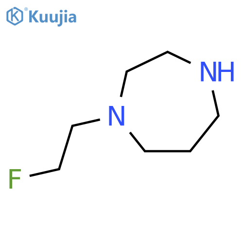 1-(2-fluoroethyl)-1,4-diazepane dihydrochloride structure