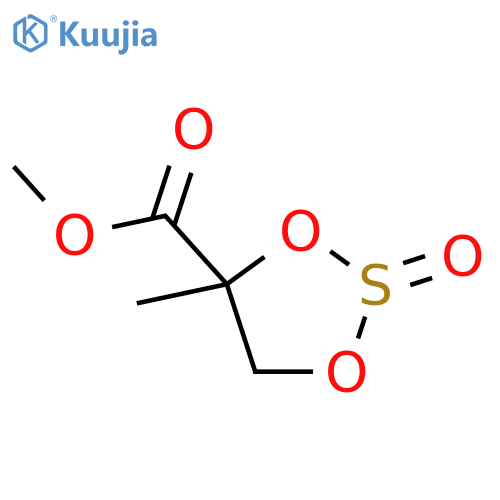 (4S)-4-Methyl-2-oxo-1,3,2dioxathiolane-4-carboxylic Acid Methyl Ester structure
