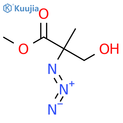 (2R)-2-Azido-3-hydroxy-2-methyl-propanoic Acid Methyl Ester structure