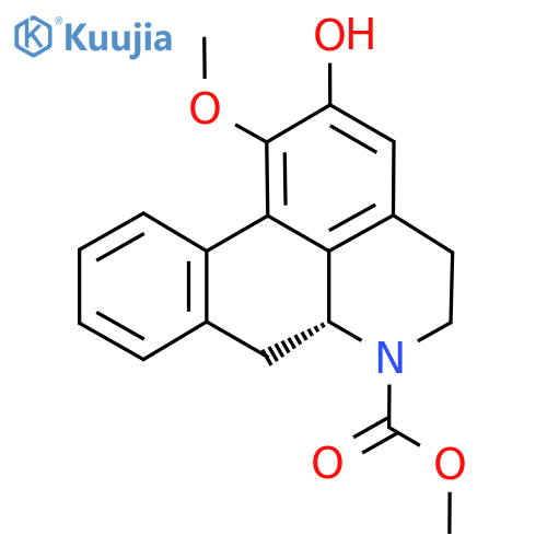 methyl 2-hydroxy-1-methoxy-5,6,6a,7-tetrahydro-4H-dibenzo[de,g]quinoline-6-carboxylate structure