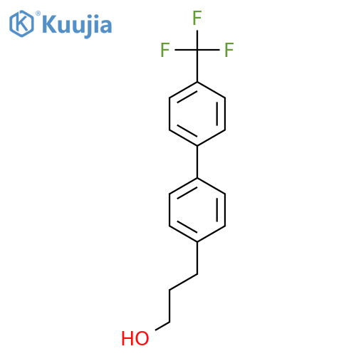 [1,1'-BIPHENYL]-4-PROPANOL, 4'-(TRIFLUOROMETHYL)- structure