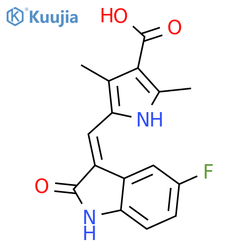Des-N-(2-Diethylaminoethyl)amide Sunitinib Acid structure