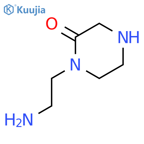 1-(2-aminoethyl)piperazin-2-one structure