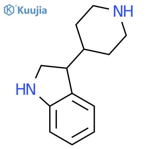 3-(piperidin-4-yl)-2,3-dihydro-1H-indole structure