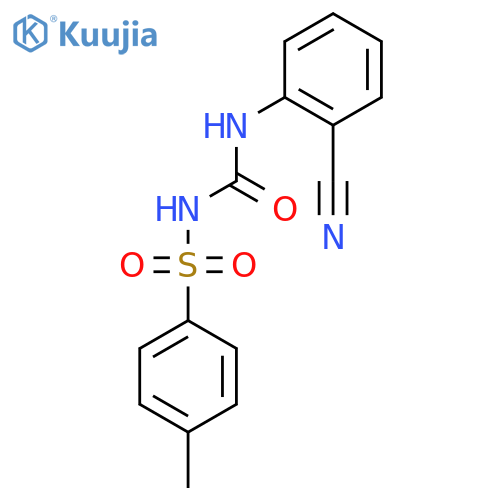 1-(2-Nitrilophenyl)-3-((4-methylphenyl)sulfonyl)urea structure