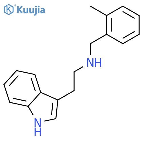 2-(1H-Indol-3-yl)-N-(2-methylbenzyl)ethanamine structure