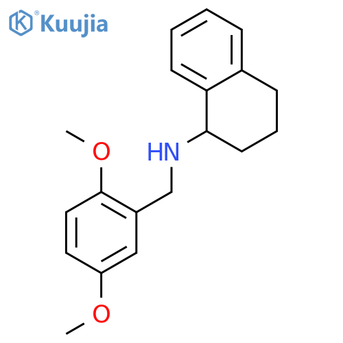 (2,5-Dimethoxybenzyl)1,2,3,4-tetrahydronaphthalen-1-ylamine structure