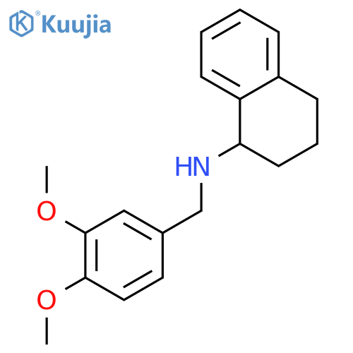 (3,4-Dimethoxybenzyl)1,2,3,4-tetrahydronaphthalen-1-ylamine structure