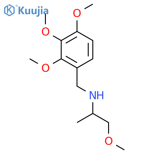 (2-Methoxy-1-methylethyl)(2,3,4-trimethoxybenzyl)amine structure