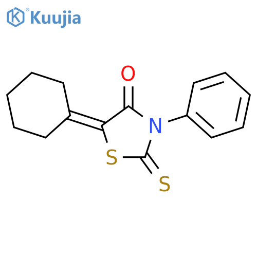 rhodanine, 5-cyclohexylidene-3-phenyl structure