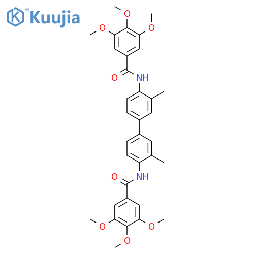N-3,3'-dimethyl-4'-(3,4,5-trimethoxybenzamido)-1,1'-biphenyl-4-yl-3,4,5-trimethoxybenzamide structure
