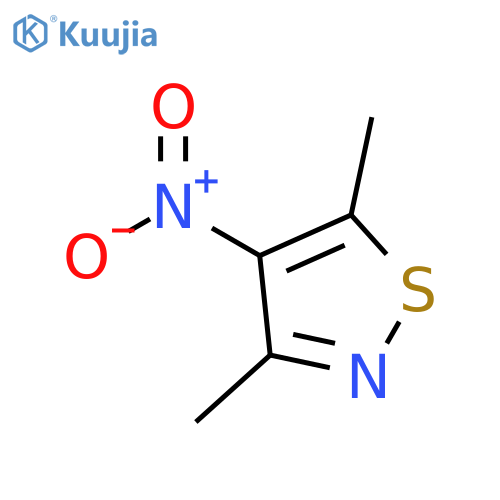 Isothiazole, 3,5-dimethyl-4-nitro- structure