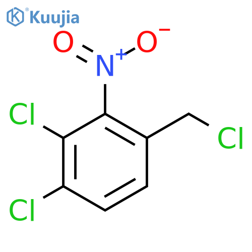 3,4-Dichloro-2-nitrobenzyl chloride structure