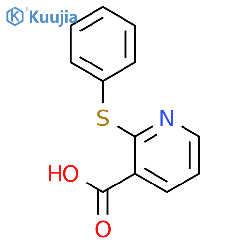 2-(phenylsulfanyl)pyridine-3-carboxylic acid structure