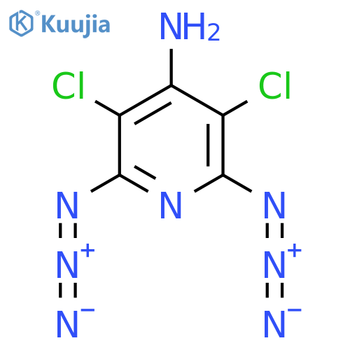 4-Pyridinamine, 2,6-diazido-3,5-dichloro- structure