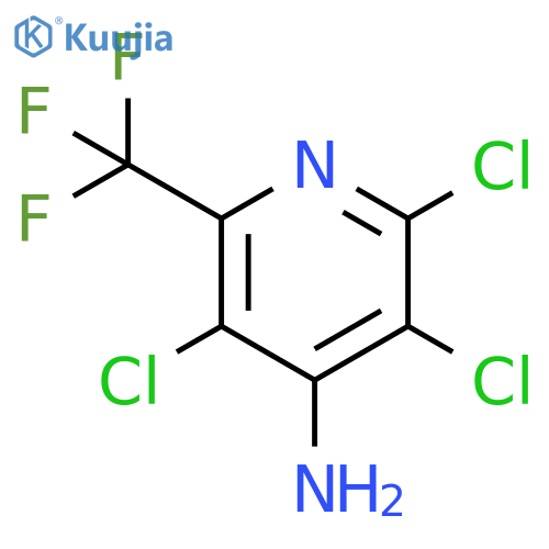 2,3,5-trichloro-6-(trifluoromethyl)pyridin-4-amine structure