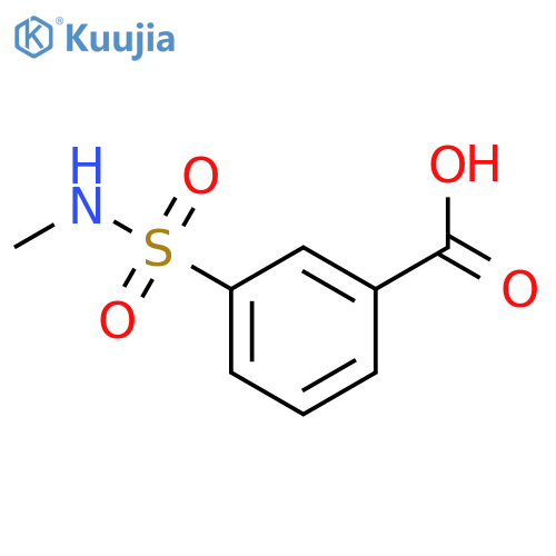 3-(Methylamino)sulphonylbenzoic Acid structure