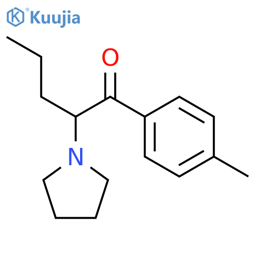 1-Pentanone,1-(4-methylphenyl)-2-(1-pyrrolidinyl)- structure