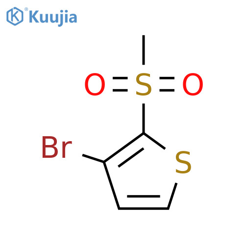 3-Bromo-2-methanesulfonylthiophene structure
