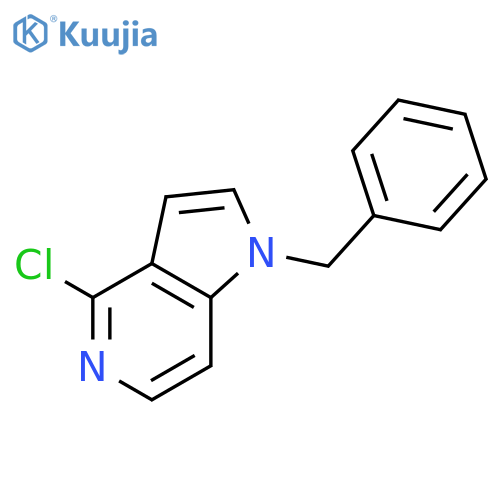 1-Benzyl-4-chloro-5-azaindole structure