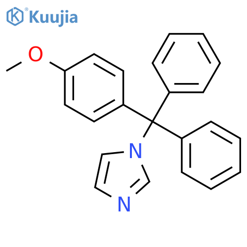1H-Imidazole, 1-[(4-methoxyphenyl)diphenylmethyl]- structure