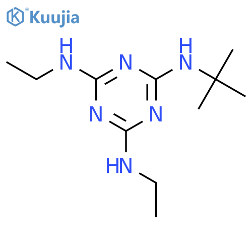 Bis(ethylamino)-tert-butylamino-s-triazine structure