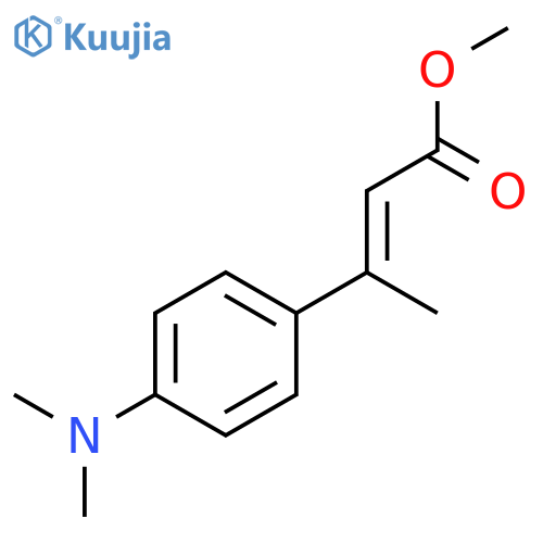 methyl (2E)-3-4-(dimethylamino)phenylbut-2-enoate structure
