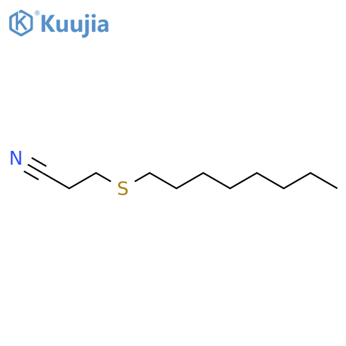 Propanenitrile,3-(octylthio)- structure