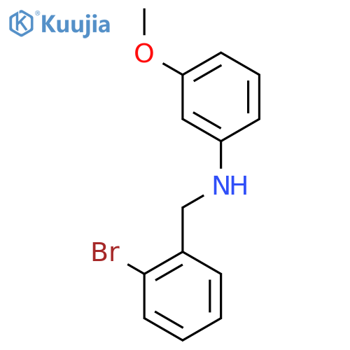 N-(2-Bromobenzyl)-3-methoxyaniline structure